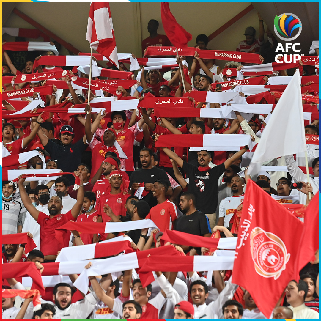 TheAFCGL's tweet photo. “You can't hear pictures” 

@MuharraqClub: 🗣️ 

#AFCCupFinal https://t.co/lU78CNBykQ