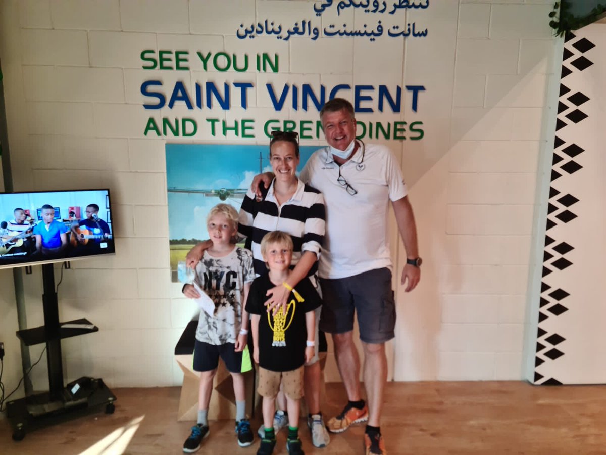 Invest_SVG's tweet photo. At just over a month since the event began, the Saint Vincent and the Grenadines pavilion at Expo 2020 Dubai is proving quite popular with patrons... [1/4]
#InvestInSVG #VisitSVG #SaintVincentAndTheGrenadines #Expo2020Dubai #Expo2020 #Dubai https://t.co/vzC4ghjMJP