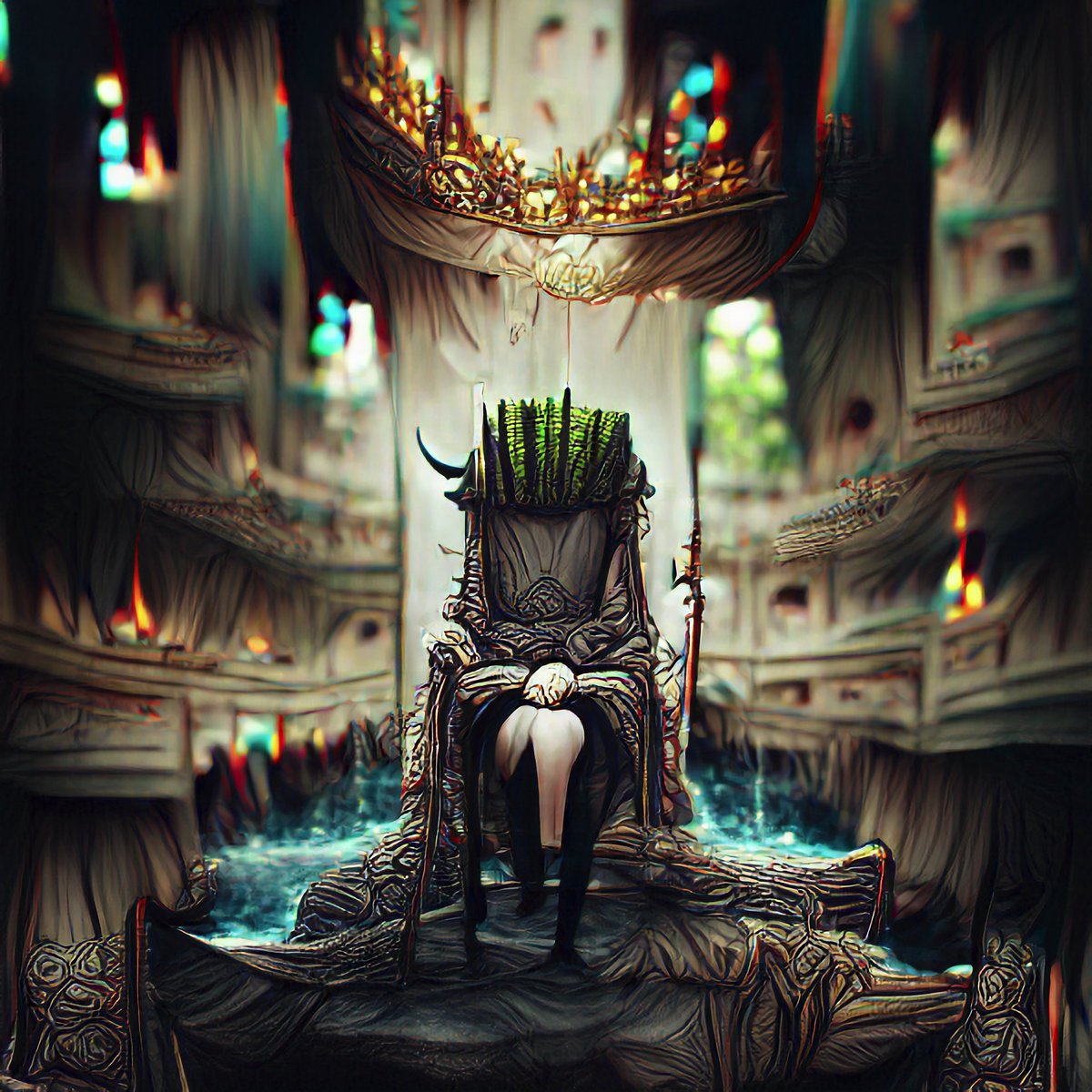 AI Genesis
Works that is the result of collaboration between human and the AI system.
Unique collection of 3000 AI Generated Art
opensea.io/collection/aig…
Throne
#NFT #NFTCommunity #NFTartist #NFTcollection #nftcollectors #NFTs
