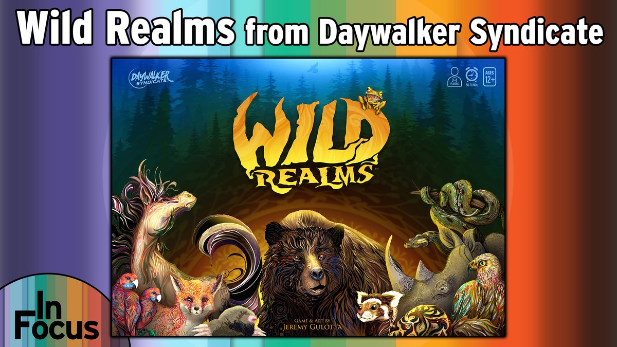 BoardGameGeek's tweet photo. Take a closer look at "Wild Realms" - In Focus! from designer @GulottaArt and publisher Daywalker Syndicate. Check out the crowdfunding campaign here on Gamefound - https://t.co/xqHeR1EIp2 —Lincoln #BGGInFocus https://t.co/3h2eTfL7Uf https://t.co/5GXg0vypy4