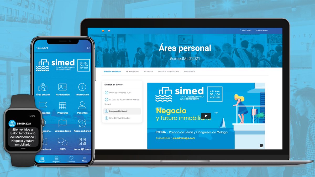 gooveris's tweet photo. Cerramos la semana con la celebración de la 17ª edición de Simed, Salón Inmobiliario del Mediterráneo en @fycma, en la que por tercer año consecutivo, estamos orgullosos de poder colaborar en la digitalización del evento.

#simedMLG https://t.co/ehioAGD9fz https://t.co/NPQBgQ6Prz