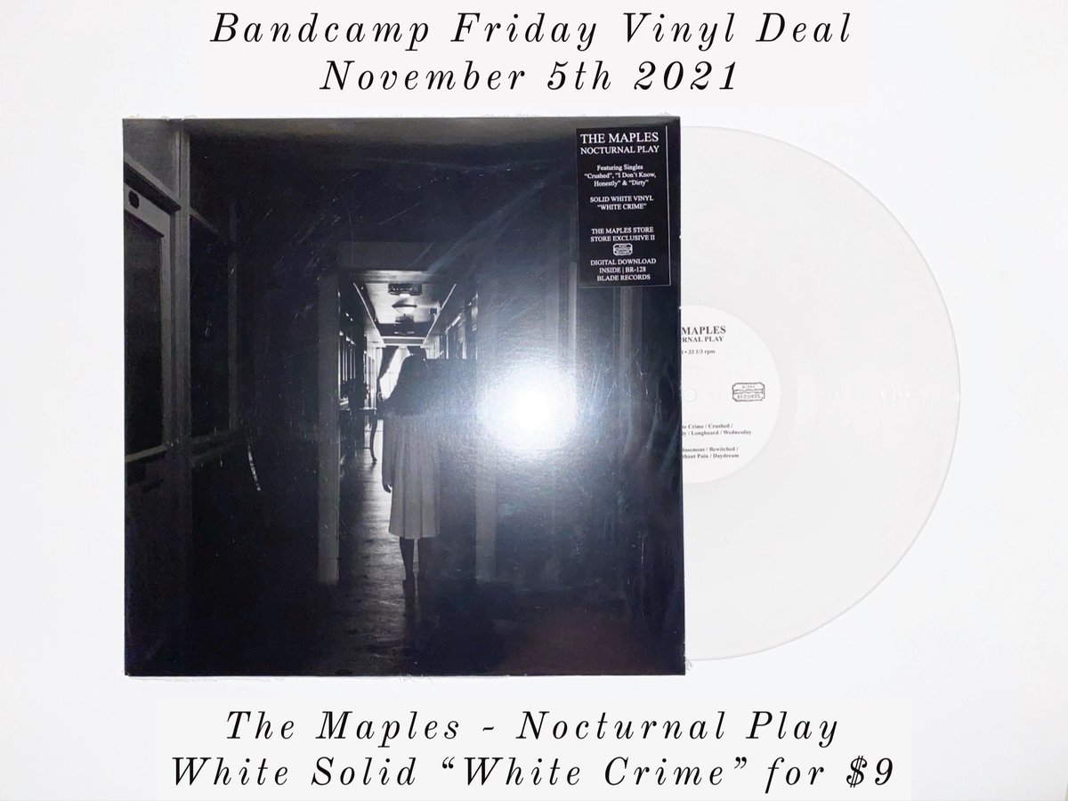 joshstairway's tweet photo. My band @TheMaplesBand is having a vinyl sale today on Bandcamp! Folks get a free “Claire” ad poster and digital download of “Claire” with every purchase!
https://t.co/sE3QJKD5MR
#BandcampFriday #bandcamp @Bandcamp @bandcampfriday #themaples #themaplesband https://t.co/TyK82YubQP