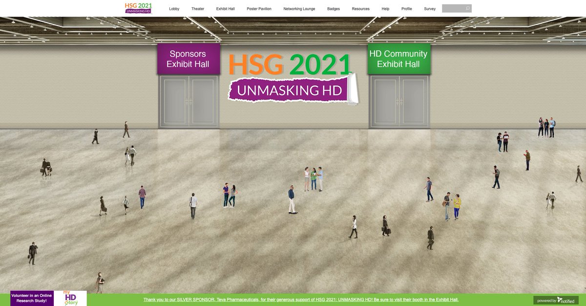 HuntingtonSG's tweet photo. Visit the Sponsor and HD Community Exhibit Halls for additional valuable content!

#HSG2021 #UnmaskingHD https://t.co/e6sZUdqfhM