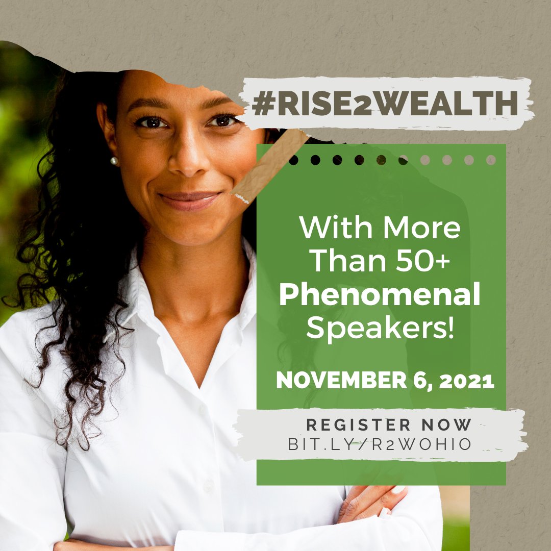 Sis, are you tapped in! We are looking forward to learning, growing and RISING with the 200+ women who are joining us Saturday...will you be with our tribe? It’s not too late to show up and RISE with us! Make it happen, register here: abbeohio.com/rise-to-wealth…
#RISE2Wealth