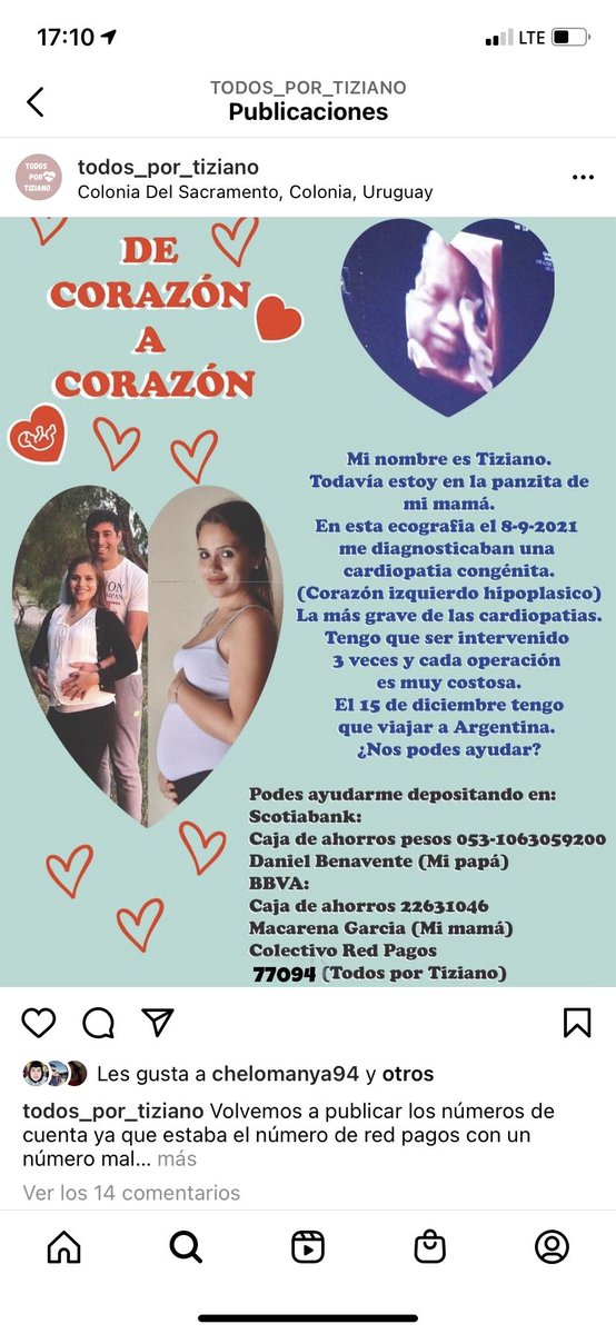 _MundoCarbonero's tweet photo. Gente 🚨⚫🟡 #ATENCIÓN @manya_katy necesita de tu ayuda,y entre todos podemos  ayudarla , su sobrino Tiziano fue diagnosticado con una cardiopatía congénita severa y necesita ser operado en Argentina, y las operaciones son muy cara , gracias manyas y mucha suerte @manya_katy 🙏💪 https://t.co/PVpxHBC970