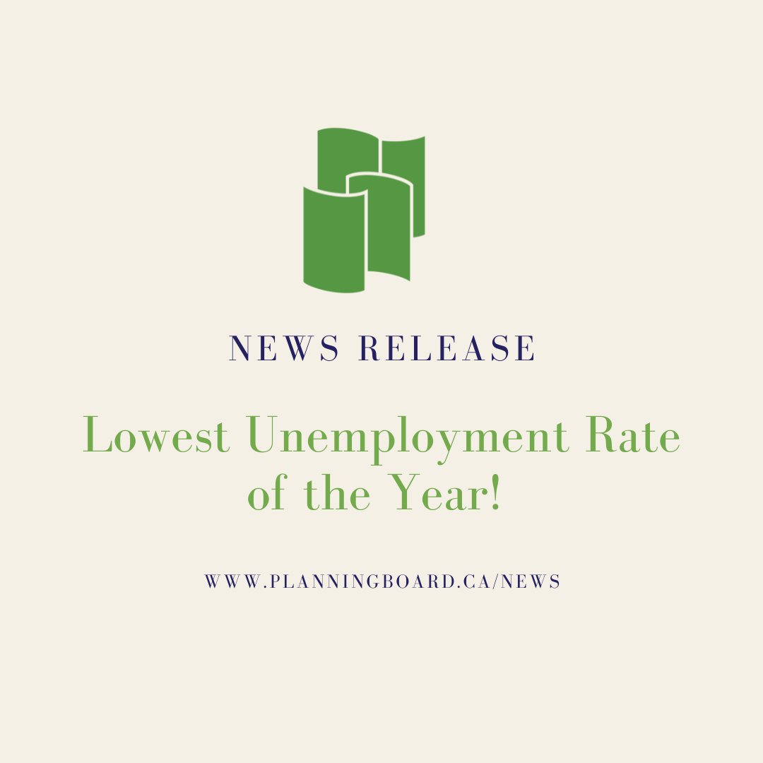 News Release: Lowest Unemployment Rate of the Year

Read all about it here: buff.ly/3o0h0ao