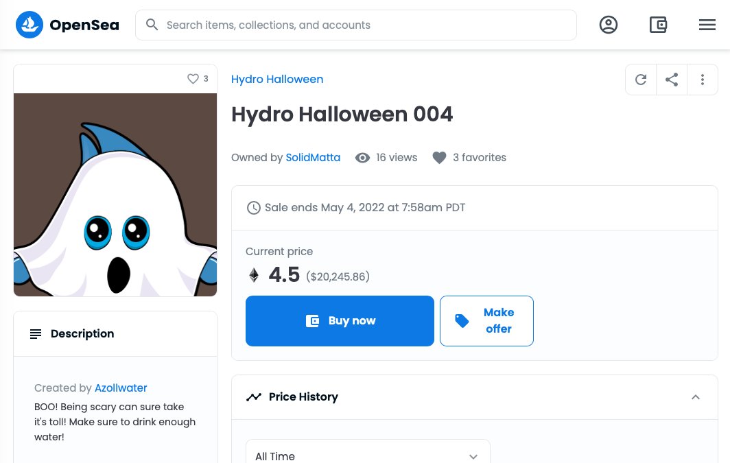 AzollWater's tweet photo. ‼️📢One of our first giveaway #NFTs just hit the secondary sales market 📢‼️

Check it out below 👇

👻😱😬

https://t.co/W7S0JeIISl 

#Azoll #NFTCommunity #NFTshill #NFTartist #ETH https://t.co/pP8OnqUNYH