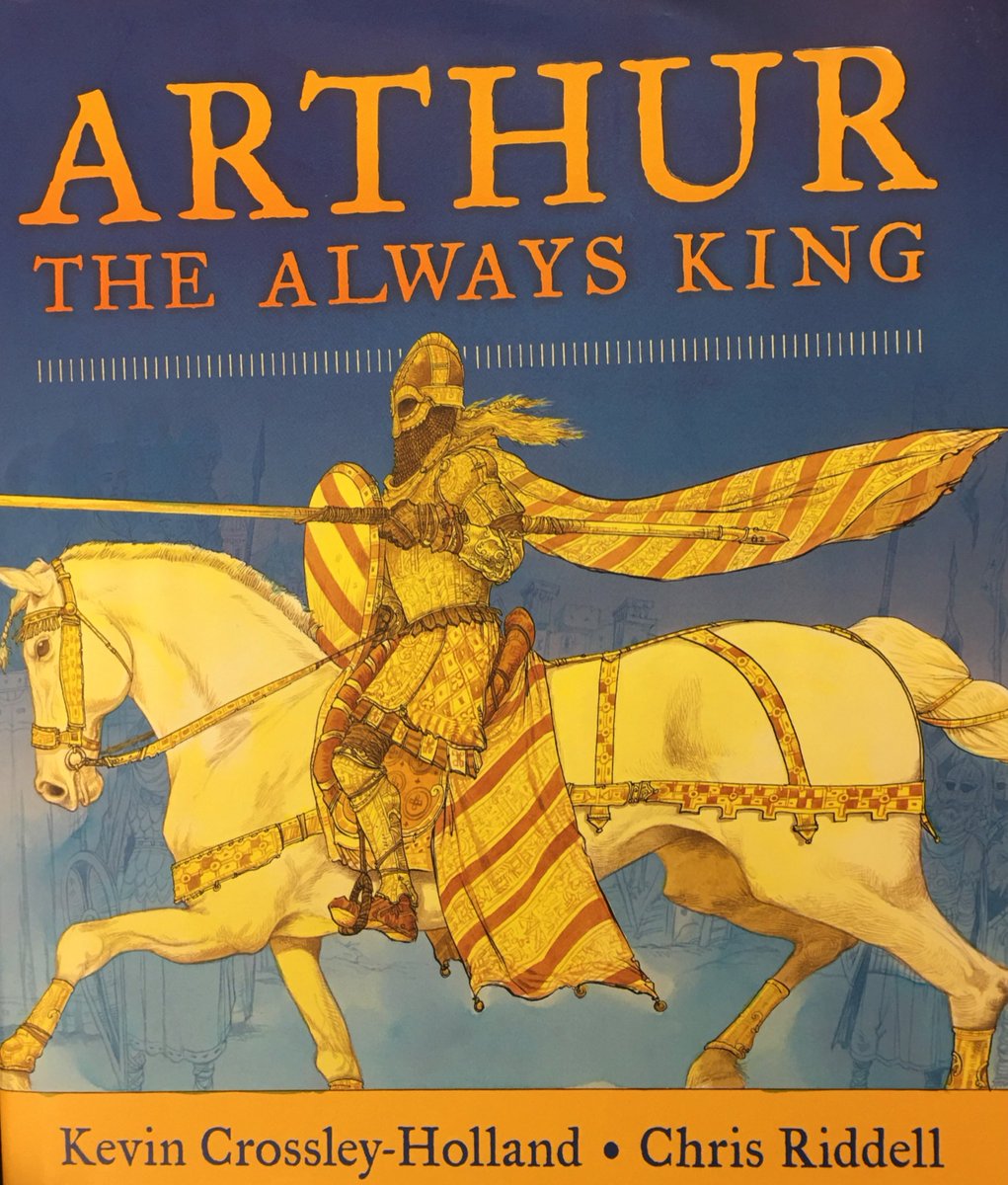 smithsmm's tweet photo. Twitter show me a perfect book...

 “Arthur The Always King” pairs the wonderful writing of Kevin Crossley Holland with the sublime illustrations of @chrisriddell50. It’s a match made in heaven and is absolutely spot on for use in primary schools. Just brilliant. https://t.co/OYGJ1YVkDt