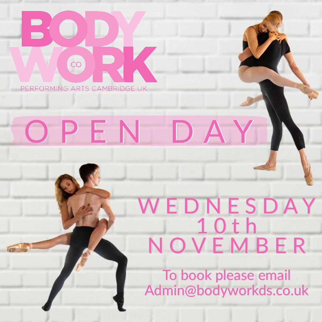 We are pleased to be offering our first in person OPEN DAY of 2021 on Wednesday 10th. For more information on how to book your place please email admin@bodyworkds.co.uk
