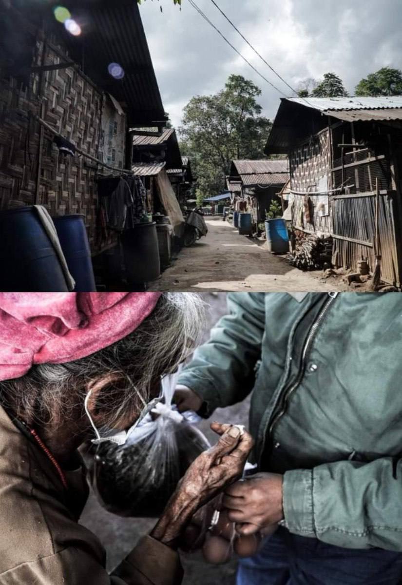 The NeT Organization today donated food for the KBC &amp; AungThaPyay refugee camps in Namphatka,Kutkai Township,northern Shan State,who fled the fighting bet junta &amp; TNLA in 2016 &amp; have not been able to return for 10 years.
#Nov5Coup 
#WhatsHappeningInMyanmar