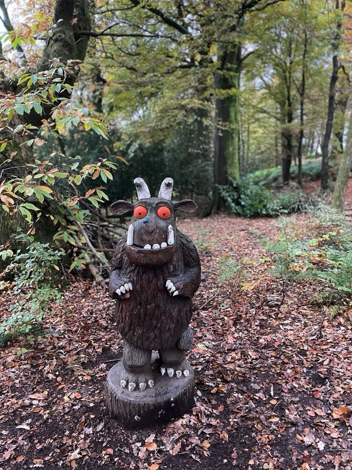 Mr Dey’s group found a creature with terrible claws, and terrible tusks in its terrible jaws, and knobbly knees and turned-out toes, and a poisonous wart at the end of its nose. What is it? It’s the Gruffalo <a href="/HighBorrans/">High Borrans Outdoor Education Centre</a>