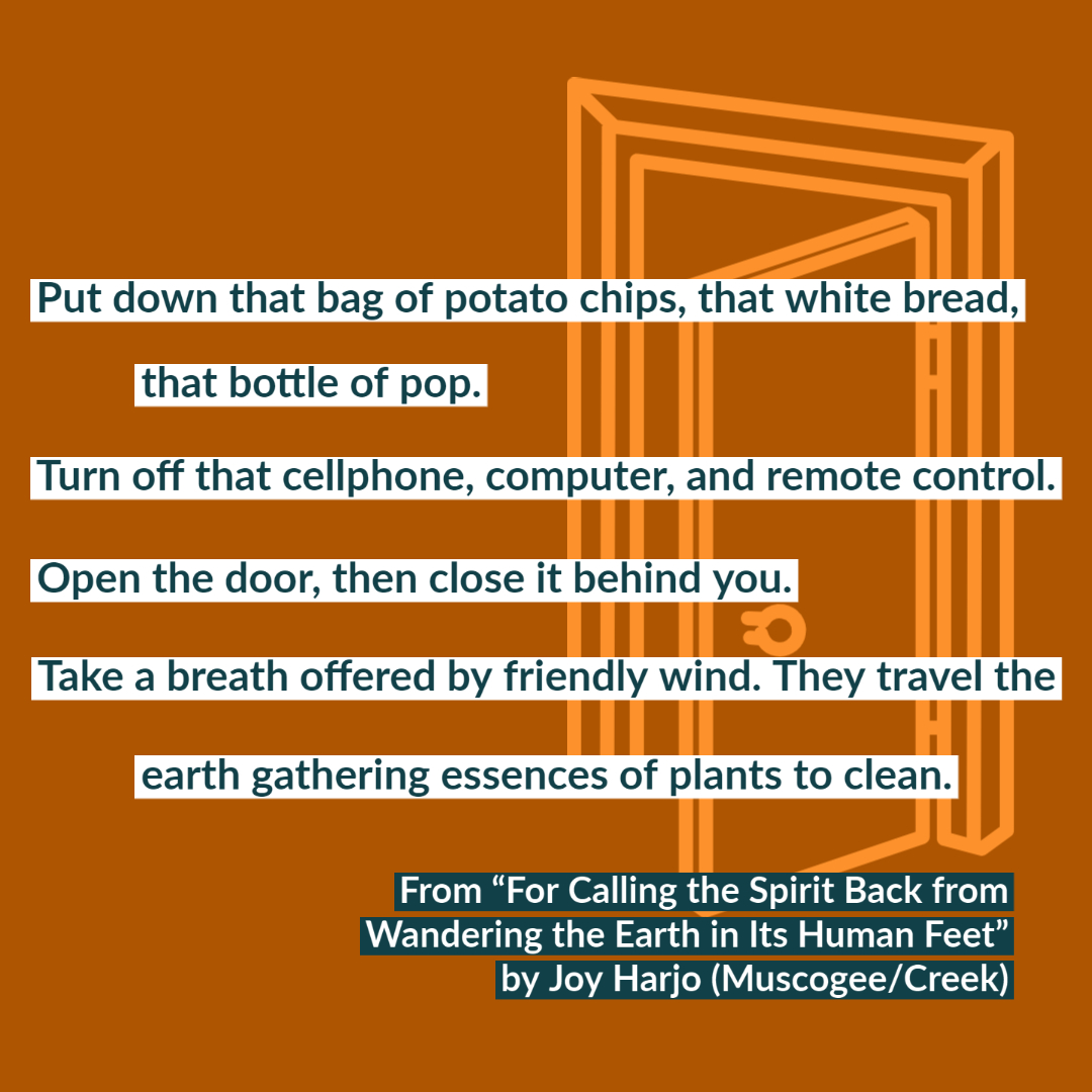 NEAarts's tweet photo. On the blog, we're celebrating #NativeAmericanHeritageMonth with poetry!
Read poems from some of our NEA Lit Fellows as well as @NEABigRead author & #PLOTUS Joy Harjo (Muscogee/Creek): https://t.co/2kV6WXIXfN https://t.co/G0lEzAJK17