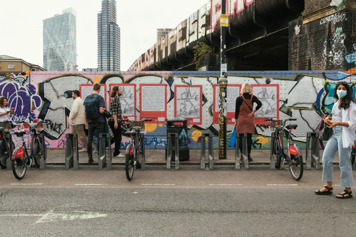 thiyazen9's tweet photo. 1-2
The "Letters from Yemen" project comes through posters containing drawings and some of my writings from our long discussions with the artist #Lucwaring. Which is pasted in various places in East London - Britain. https://t.co/BFj96MYVzZ