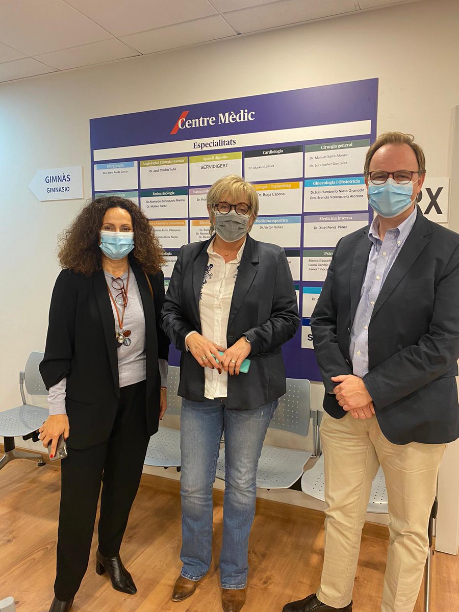 OlgaSanchezR's tweet photo. Ha sido muy emocionante volver hoy a Barcelona y pasar el día con los equipos de Cornellá y del equipo del centro médico de Barcelona. Emocionan los #reencuentros y llenan de energía. Gracias por vuestro trabajo y compromiso. https://t.co/yb6GuUc7c9