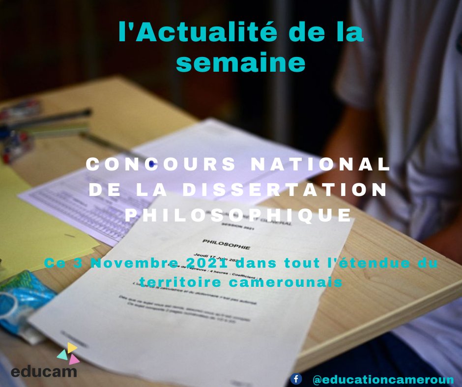 MouchillP's tweet photo. Qui se rappelle de ce concours de dissertation philosophique 😅✍️?
#educam 
#Concours https://t.co/3hk48F7dP0