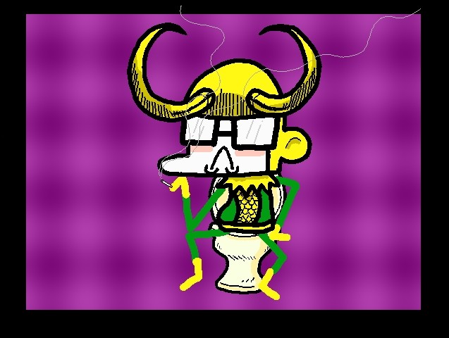 OSCAR75MIIVERSE's tweet photo. Esta vez #MiniOscar se disfraza de #Loki a petición de @stroggxp... 😉 https://t.co/eznuJWkYFP