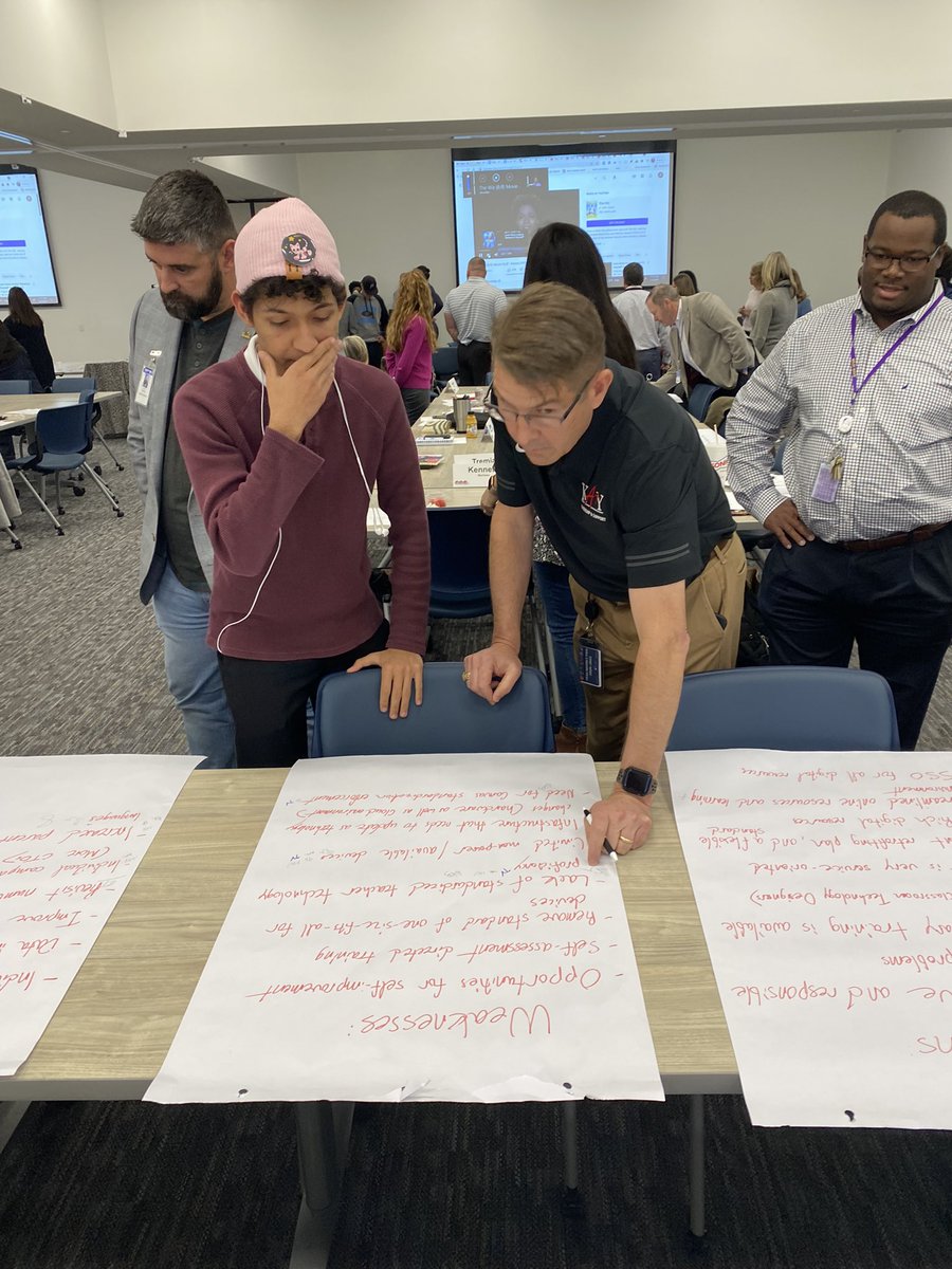 Gallery walk on district goals provided great discussions. #kisdkares #engage2learn <a href="/engage_learning/">engage2learn</a>