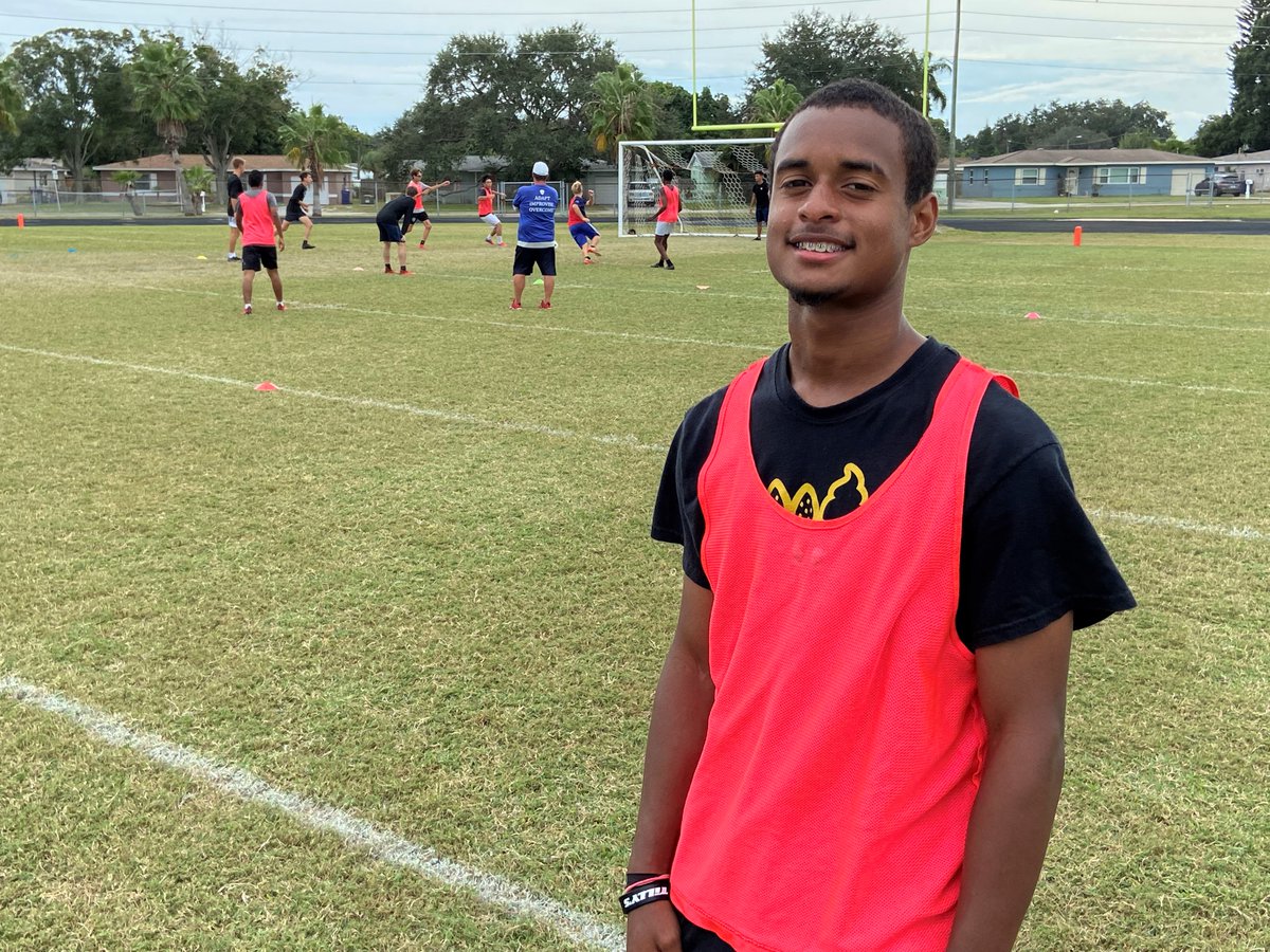 BobbyLewisWTSP's tweet photo. Wilfre Mercedes got a heart transplant on January 6, 2021. Just 11 months later, the teen will play in his first high school soccer game on Tuesday for Dixie Hollins HS. "I'm a strong man, you know?" #BobbyOnTheRoad https://t.co/zYGUe5EBSP