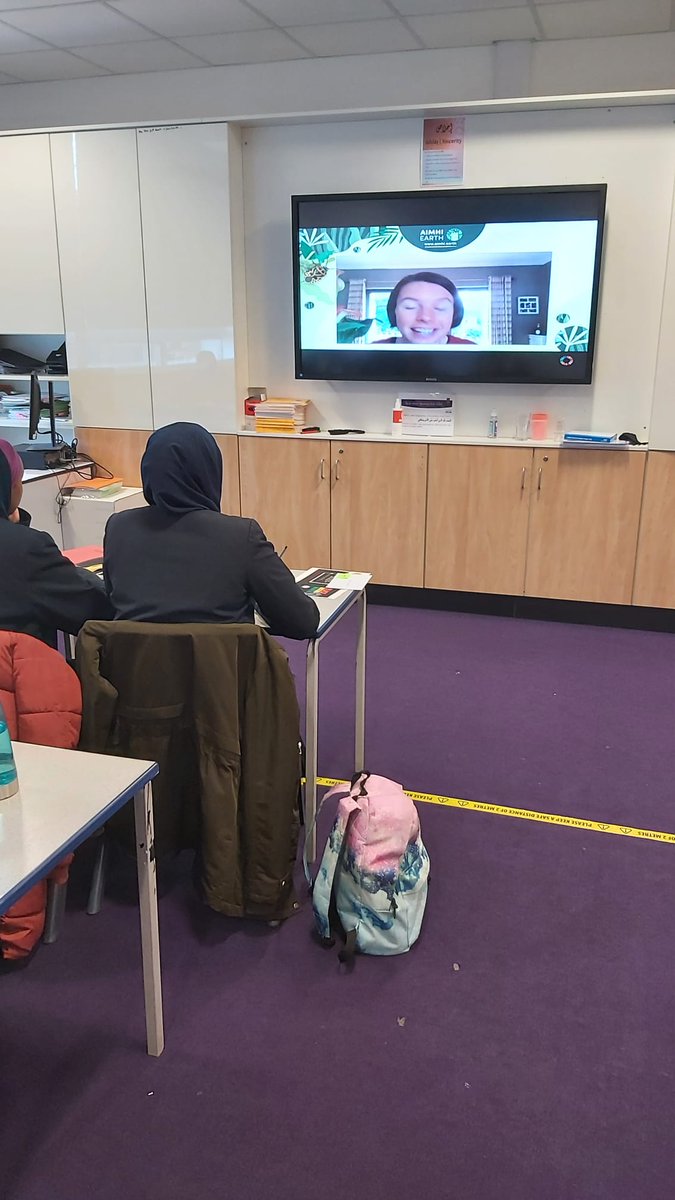 edengirlsWF's tweet photo. Geography students attended today the Great Big Lesson for Climate and Nature: Live from #COP26 #AimHiEarth, #youthTopia #Nature4Climate https://t.co/zzGYFg5DxK