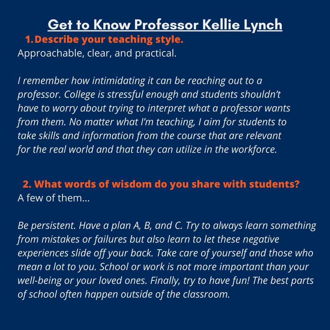 hcaputsa's tweet photo. It's finally Friday!! This week on Faculty Friday, we get to know Kellie Lynch, associate professor, criminology & criminal justice.
#UTSA
#hcaputsa https://t.co/2JfNZqPYhf