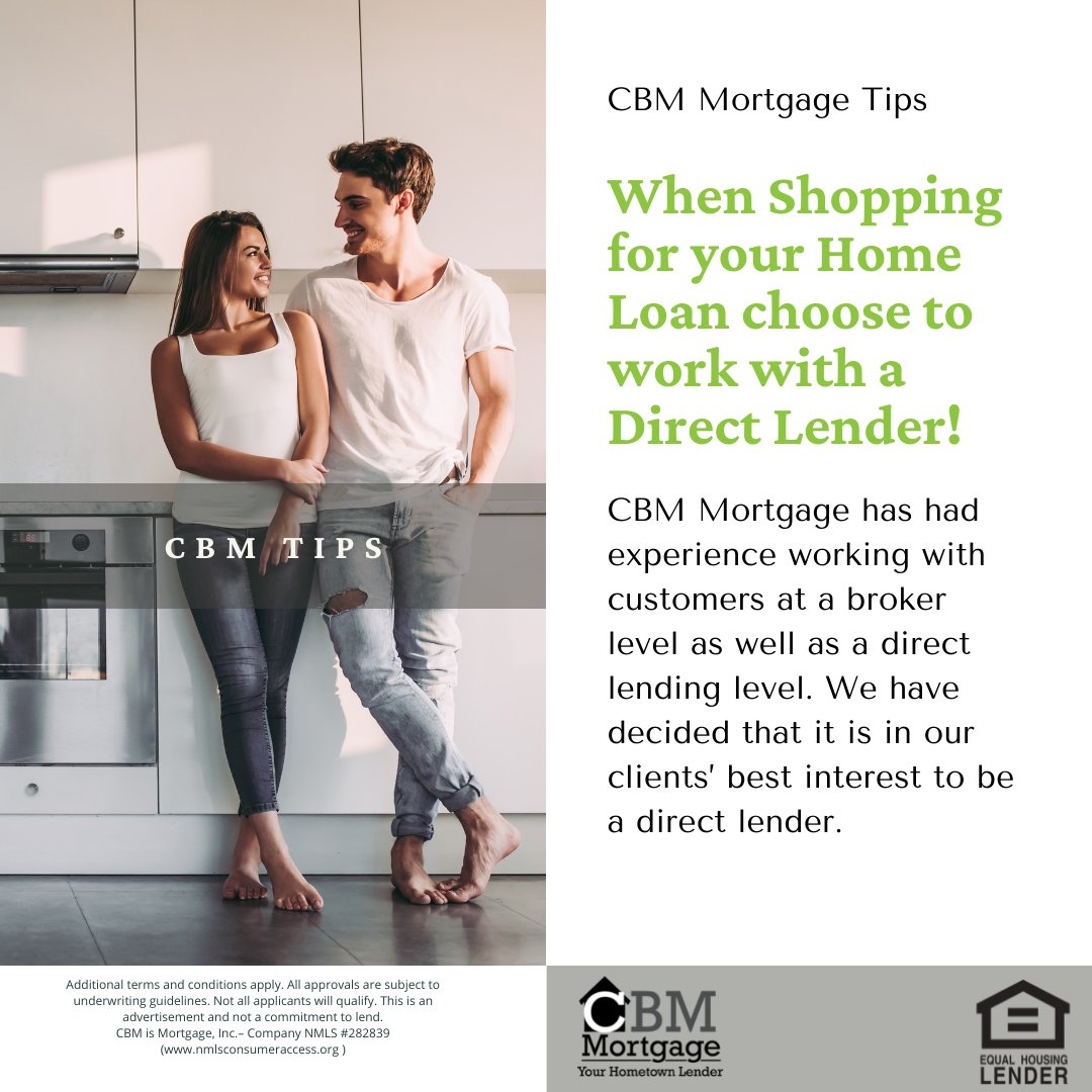 CBM Mortgage Loves to give tips to their customers, always with the purpose of guiding them to make the best decisions when it comes to home loans.

Reach out to me today and see how I can help on your journey to home ownership!

#CBMmortgage
