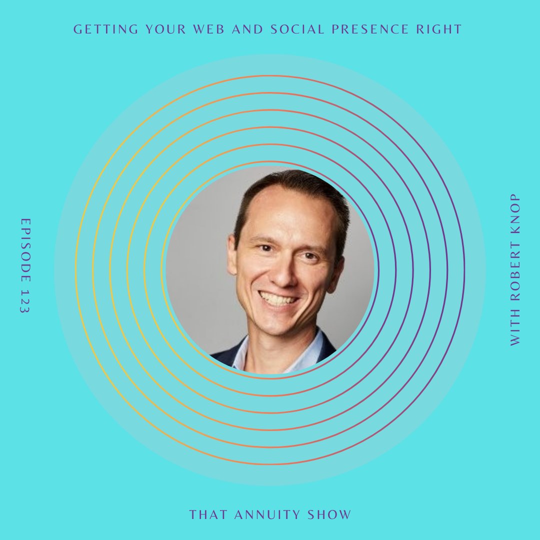 What do your clients find when they Google you? Tune in to hear from Robert Knop, CEO of Assist You Today, on the steps that you can take to make sure you’re putting your best foot forward.

thatannuityshow.com/2021/11/04/epi…

#financialadvisors #financialplanning #wealthmanagement