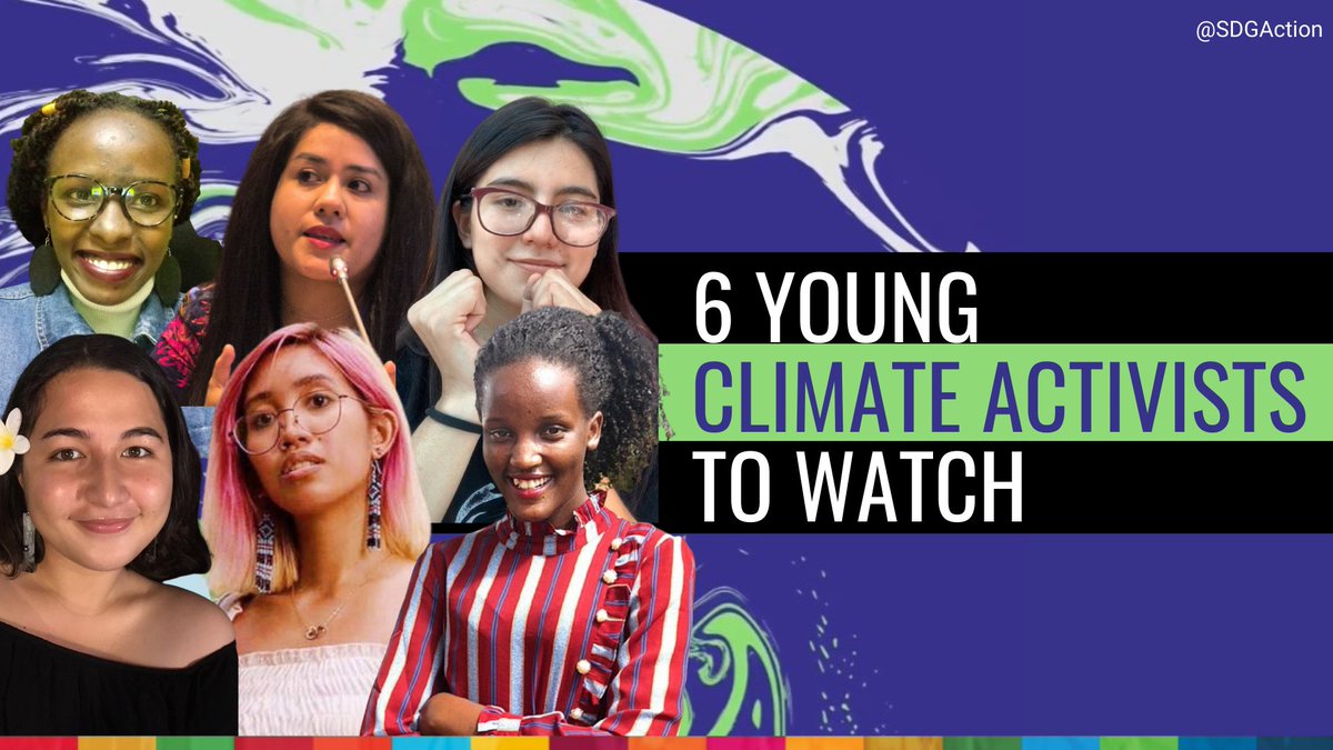 UNYouthAffairs's tweet photo. Meet 6 young climate activists who are fighting for their communities on the frontlines — including 1 of our #SDGYoungLeaders @vanessa_vash!

Discover their insights into the realities of the climate crisis &amp; how we can #TurnItAround for #ClimateAction 👉 https://t.co/pCVh9UReId https://t.co/wdqgCCEXBN