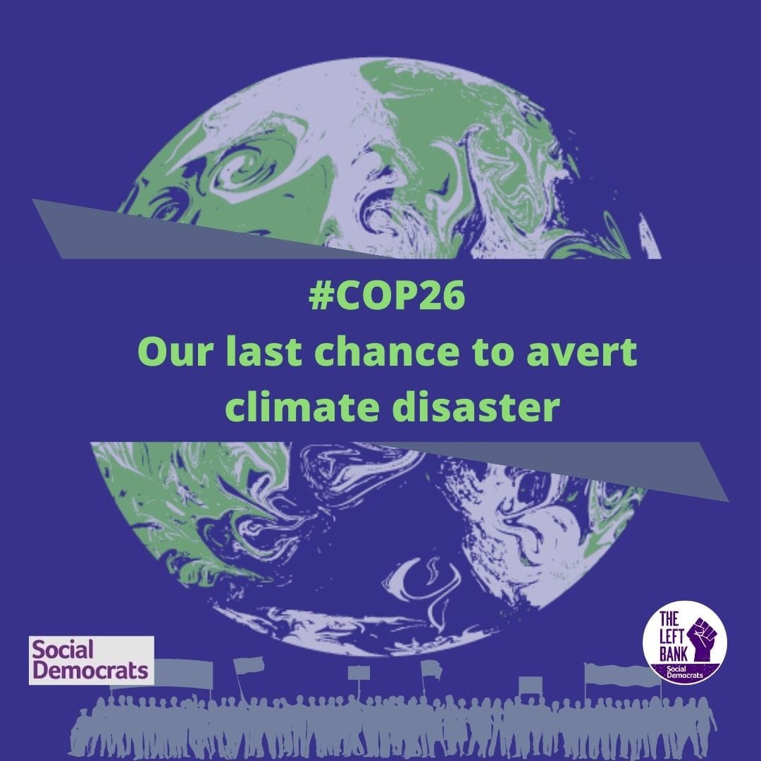 This is the fight of our lives for our lives.

There is no justice without climate justice - there is no climate justice without social justice

👣on the streets tomorrow at 12, Garden of Remembrance
#SocDems4ClimateJustice
#COP26Ireland 
#March4ClimateJustice 🌍🌳