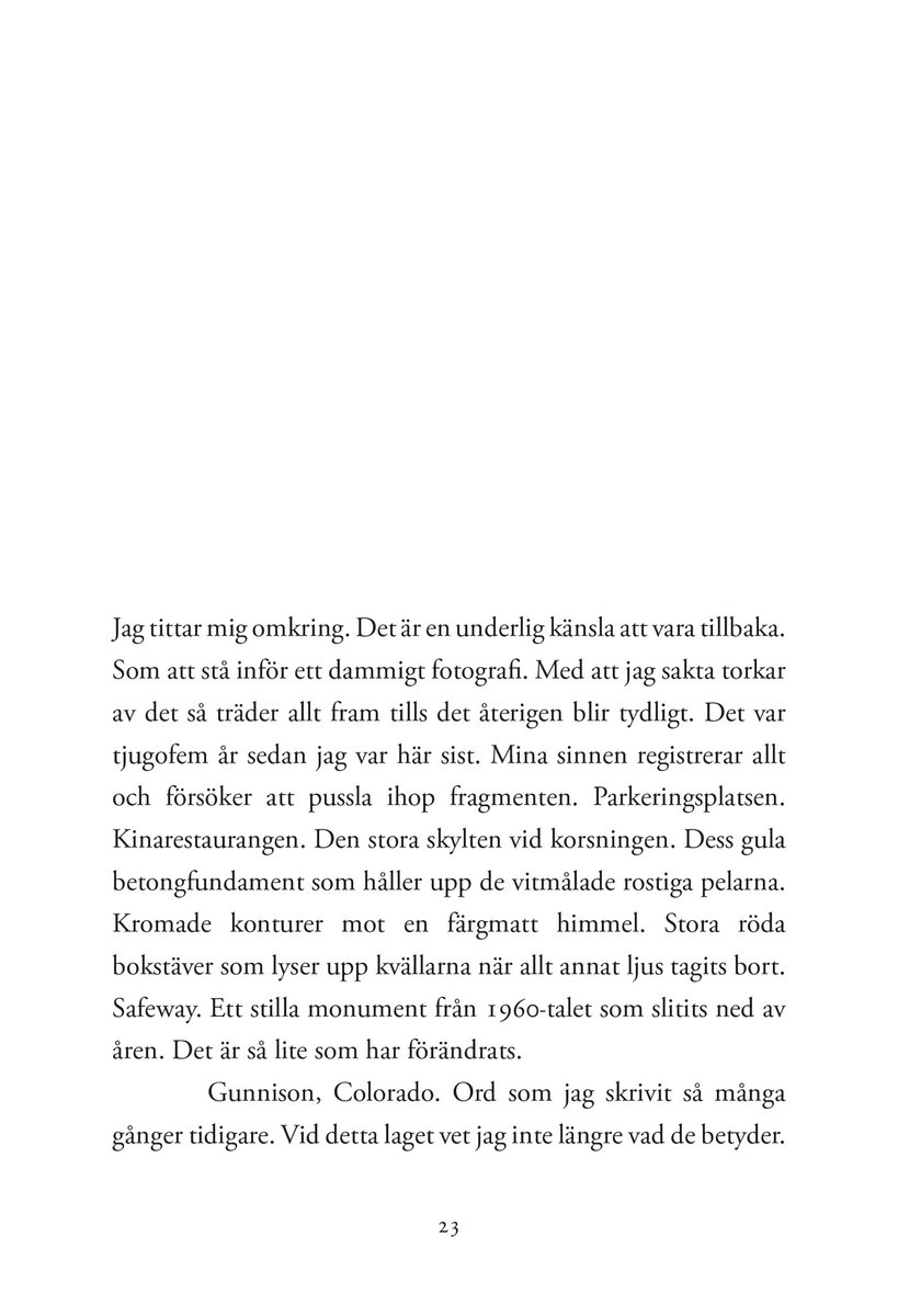 sapeurforlag's tweet photo. En påminnelse om Gunnison, vår senaste roman. Tillgänglig på nätbokhandlarna och vår hemsida: https://t.co/HfXroU7mjl Stöd ditt oberoende bokförlag. https://t.co/nrp5nMOmz3