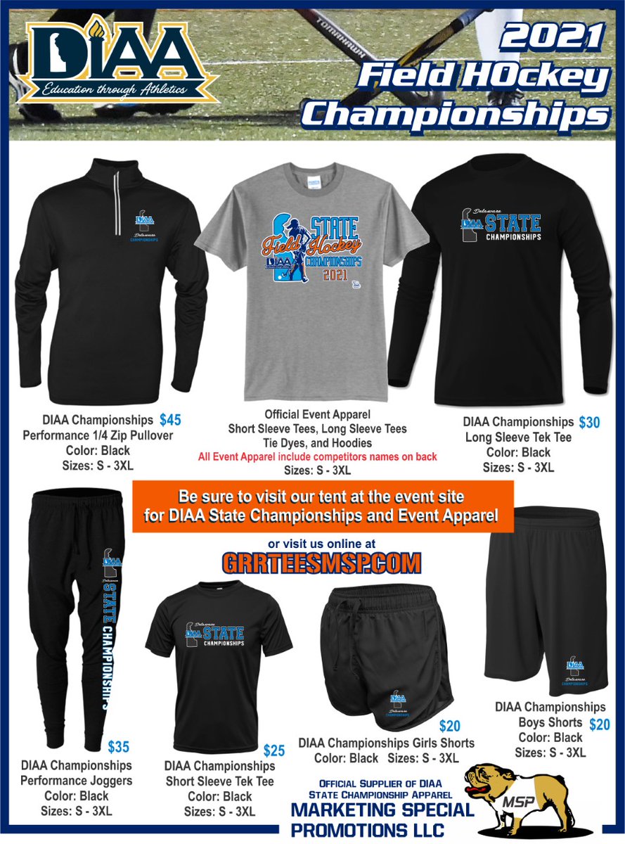DIAA_Delaware's tweet photo. DIAA FIELD HOCKEY CHAMPIONSHIP BRACKET RELEASE - 2020 state champions D1 @CHSDVikings D2 @DelmRAthletics @delmarhockey headline bracket seeking another title ๐Full brackets, info and championship gear - tickets go on sale Monday morning ๐๐๐๏ธ๐https://t.co/l516tHbGxn https://t.co/IcFRsUpsGE