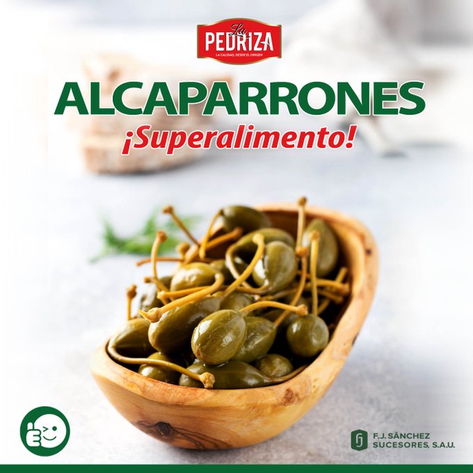 LaPEDRIZAFJ's tweet photo. Los alcaparrones son una de las fuentes vegetales con los niveles más altos de flavonoides y
de quercetina. 👍

Puedes encontrar más información en:
▶️https://t.co/yYRIhHAj0W
#aove #Aceitedeoliva #aceitunas #alcaparras
#fjsanchez #alcaparrones https://t.co/wyskmLJAhF