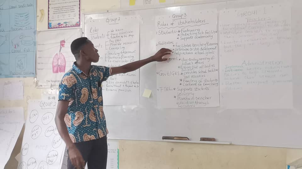 officialdanso1's tweet photo. Mentees in AcCE Demonstration School earlier today had an interactive encounter with officials from T-TEL on the role of stakeholders in improving teaching & learning under the theme: 'Managing for Learning'capacity building workshop. #OutProgramDiary21
@TTELGhana
@gheduservice https://t.co/oObxvFOQSj