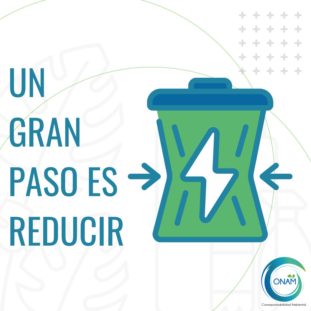 Onamizate's tweet photo. Reducir ⬇️ es un paso es muy importante dentro de las 5RS ya que nos invita a ser más responsables con nuestro consumo 🥤 y aminorar la generación de residuos, mediante acciones que ayudarán al planeta 🌎 
 #infONAM #onamizate #soyONAM https://t.co/GdYBZUjsSc