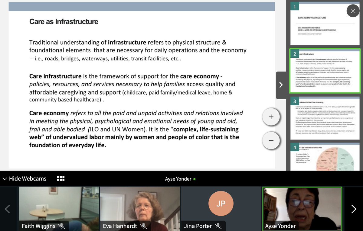 Thankful to listen in on this panel about Care as Infrastructure with my former <a href="/PrattGCPE/">Pratt GCPE</a> profs Ayse Yonder and Eva Handhardt along with the <a href="/1199SEIU/">1199SEIU💫</a> union for Home Health Care Workers at the <a href="/divcommittee/">DivComm</a> 5th and final Hindsight Conference on planning + equity