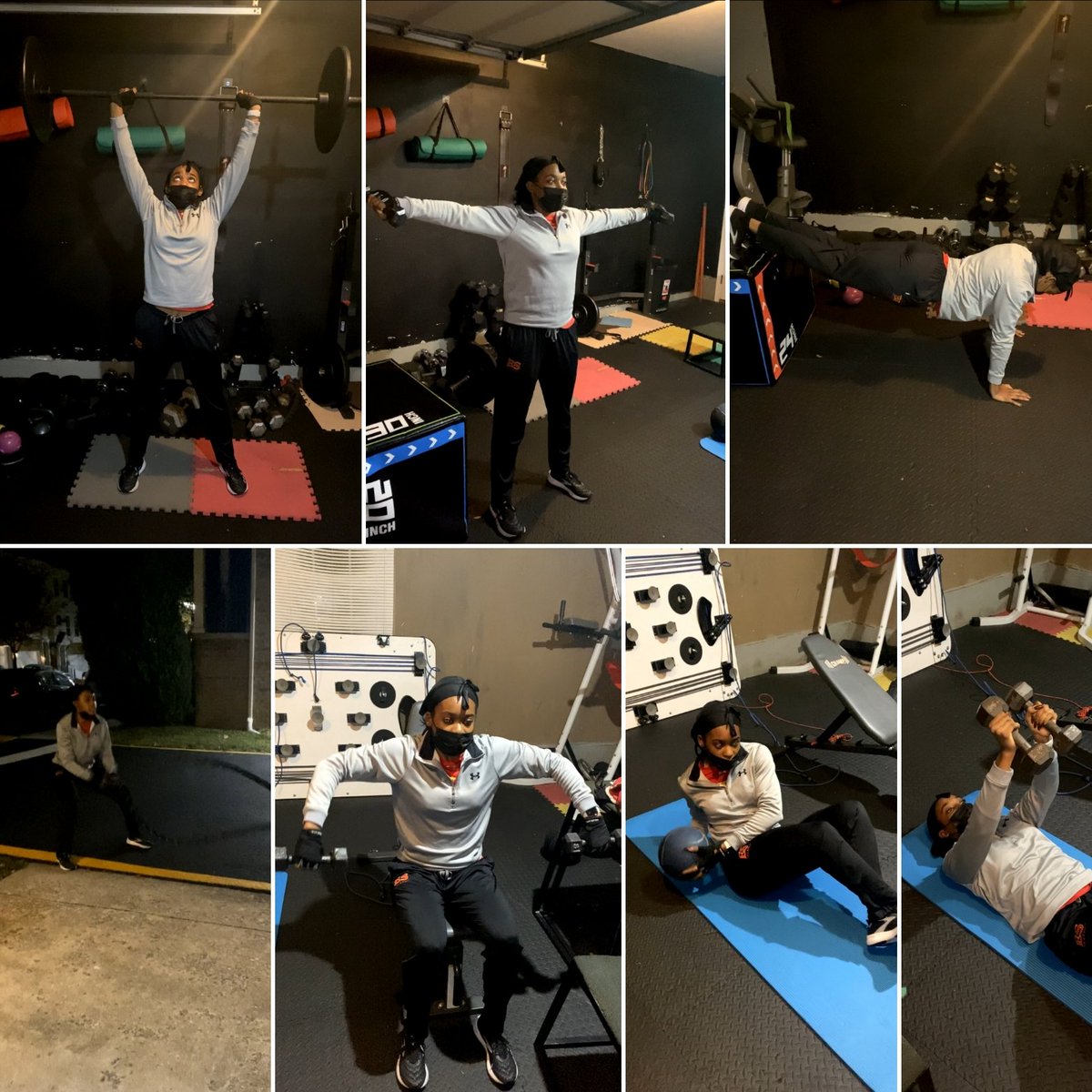 CharlesCtyElite's tweet image. It must be 6am, because Sky is doing her thing again, before school!!
#SkyAustin🏋🏽‍♀️ 
#ElizabethSetonHSTrack2023💨 
#CharlesCountyEliteProduct💛💙
