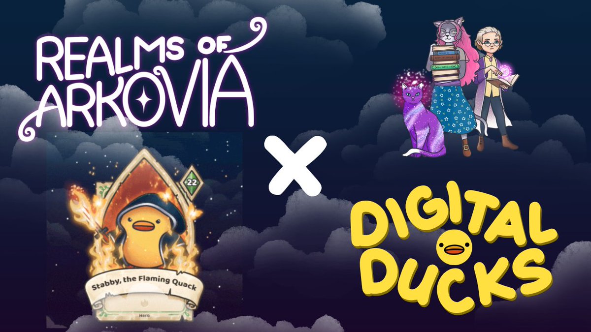 Am I dreaming? Surely not! 🤩

Stabby, the flaming Quack will be a playable character in the upcoming <a href="/RealmsOfArkovia/">Realms of Arkovia</a> fantasy RPG dungeon crawling game!🥳
This has to be one of the best <a href="/WAX_io/">WAX</a> collabs to happen yet! 🔥🦆🔪

Head over to giv.gg/yoj3Lw to win yours!