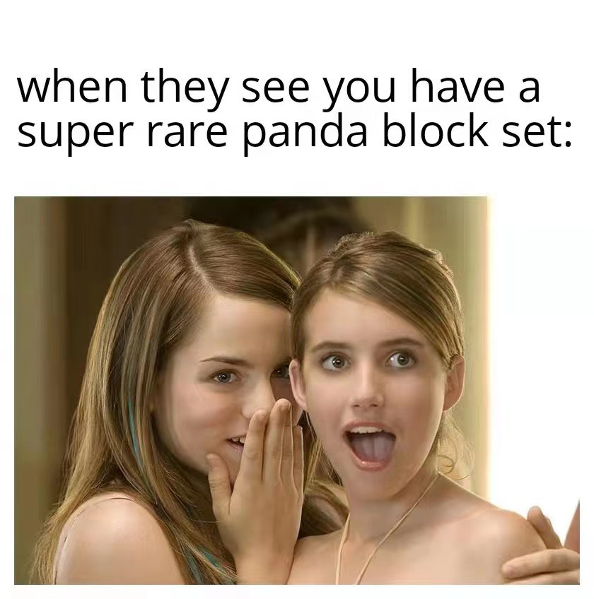 LuoShinya's tweet photo. Super rare combos are being unboxed 🤩🤩🤩
#GM North America~~~
LET’S. GO. GET. THOSE. PANDAS🐼
https://t.co/iycnX7MrCC
@Weir_DAO
#PandaBlocks #NFTCollections #weirDAO #NFTCommunity https://t.co/TlLH0i1f4u