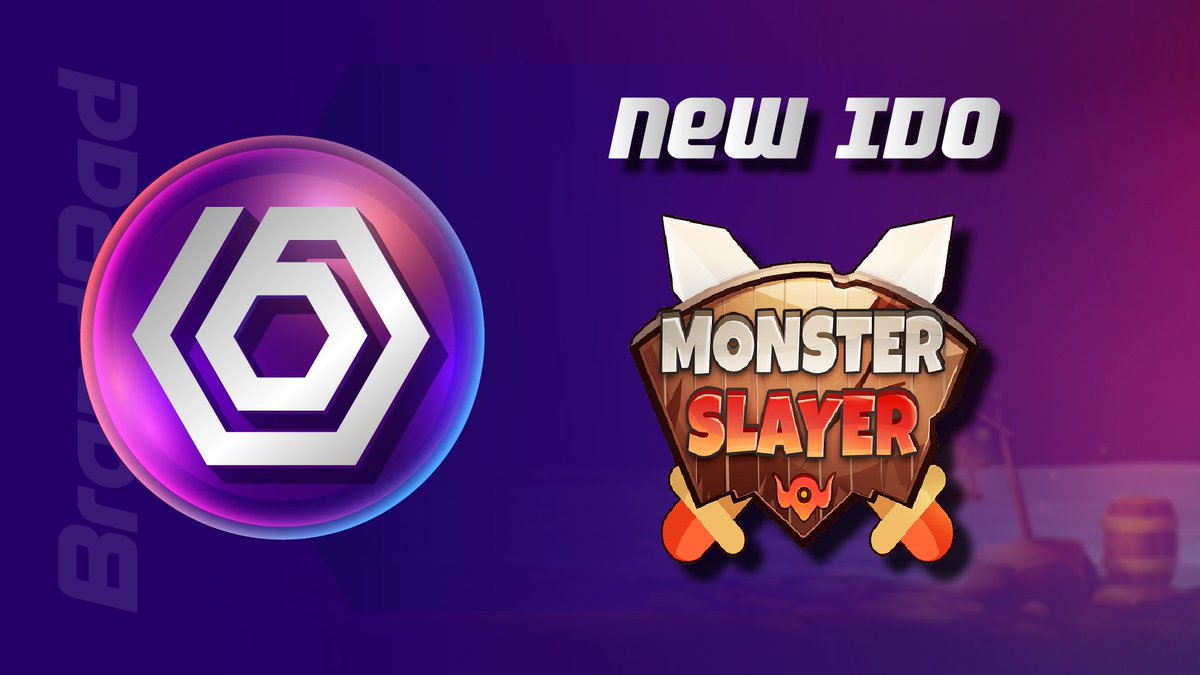 NEW IDO!
📣Monster Slayer is an e-Sport game based on Blockchain technology. Start your adventure and win PvE tournaments to earn real money. Free to play, play to earn, now.

📌Total supply: 100,000,000 MS
📌Listing price: $0.02
📌IDO price: $0.016
📌IDO Date: Nov 13 - 17:00 UTC