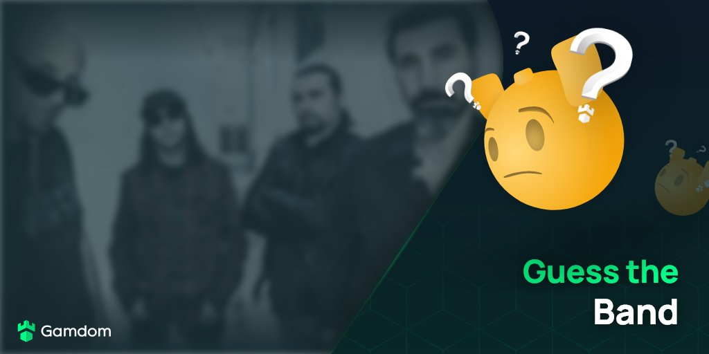 3rd #Giveaway $1,000

Guess the #band and win 50$!! 🤑🤑

We will select 20 correct answers randomly and will award 50$ to each account!

Rules:

1️⃣ Only one guess per person
2️⃣ Must Follow, Like &amp; Retweet 
3️⃣ Ends in 1h (20:00 CET)

Good Luck!!

Gamdom.com