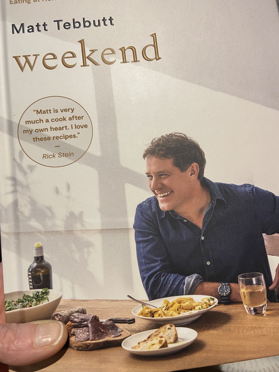 Oreillan's tweet photo. Look what arrived today! Congratulations ⁦@matt_tebbutt⁩ on your new book! Can’t wait to try these recipes! https://t.co/7Q4CLKc9rw
