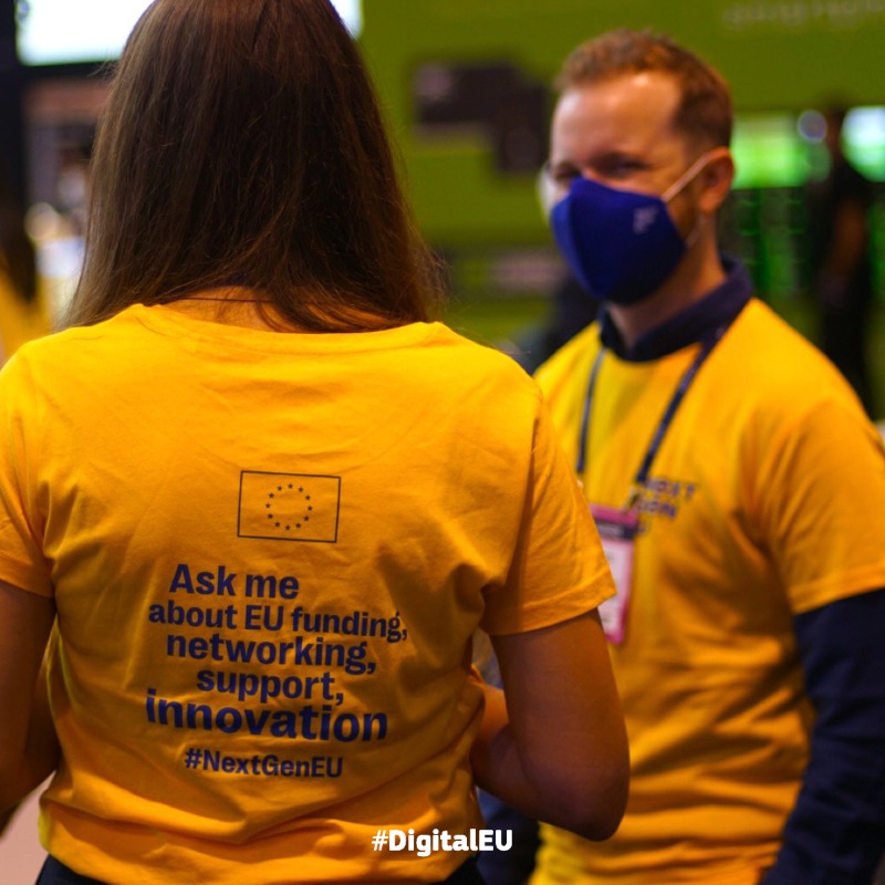 DigitalEU's tweet photo. That's a wrap for #EUatWebSummit!
Thanks to everyone who stopped by to talk about digital & tech 🤖
#ICYMI Read about the European startups alliance launched there this week @ESNAlliance https://t.co/CJTNbCpY3J
See you next year, Lisbon!👋💖
#WebSummit #DigitalEU #StartupsEU