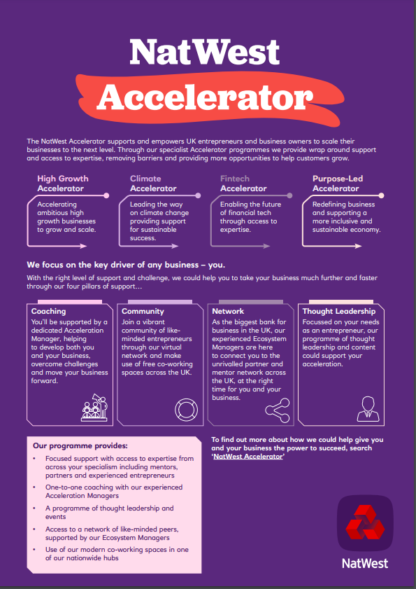 hands up....

who has 'Submit NatWest Accelerator Application' on their overflow 'to do' list from this week??

Interviews start next week for the Jan '22 cohort so don't delay. DM for info.

#NatwestAccelerator #TomorrowBeginsToday #PowerUp #Mk #Birmingham #Warwick #Cambridge