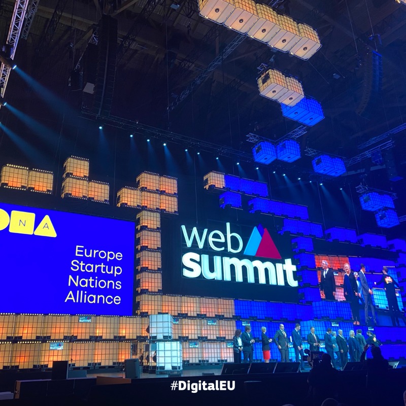 DigitalEU's tweet photo. That's a wrap for #EUatWebSummit!
Thanks to everyone who stopped by to talk about digital & tech 🤖
#ICYMI Read about the European startups alliance launched there this week @ESNAlliance https://t.co/CJTNbCpY3J
See you next year, Lisbon!👋💖
#WebSummit #DigitalEU #StartupsEU