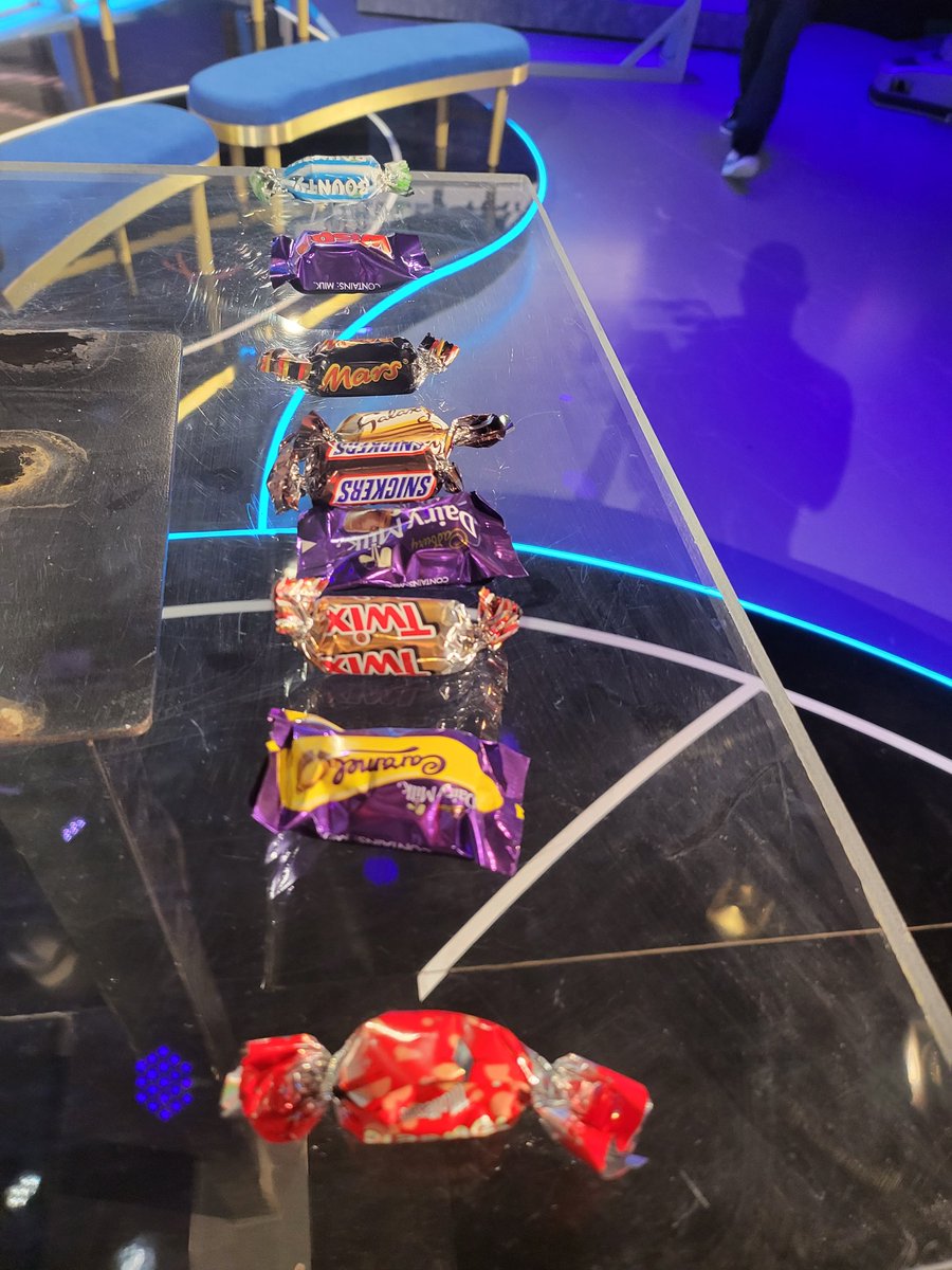 MartinSLewis's tweet photo. WARNING: Possibly controversial content! 

There was a box of Celebrations on @itvMLshow set yesterday. I ranked them in preference order, nearest best (the Maltese). Gaps are significant, indicating a gulf between it and the preceding one.

This is my view. I can't be swayed! https://t.co/OBUi4zIzE3