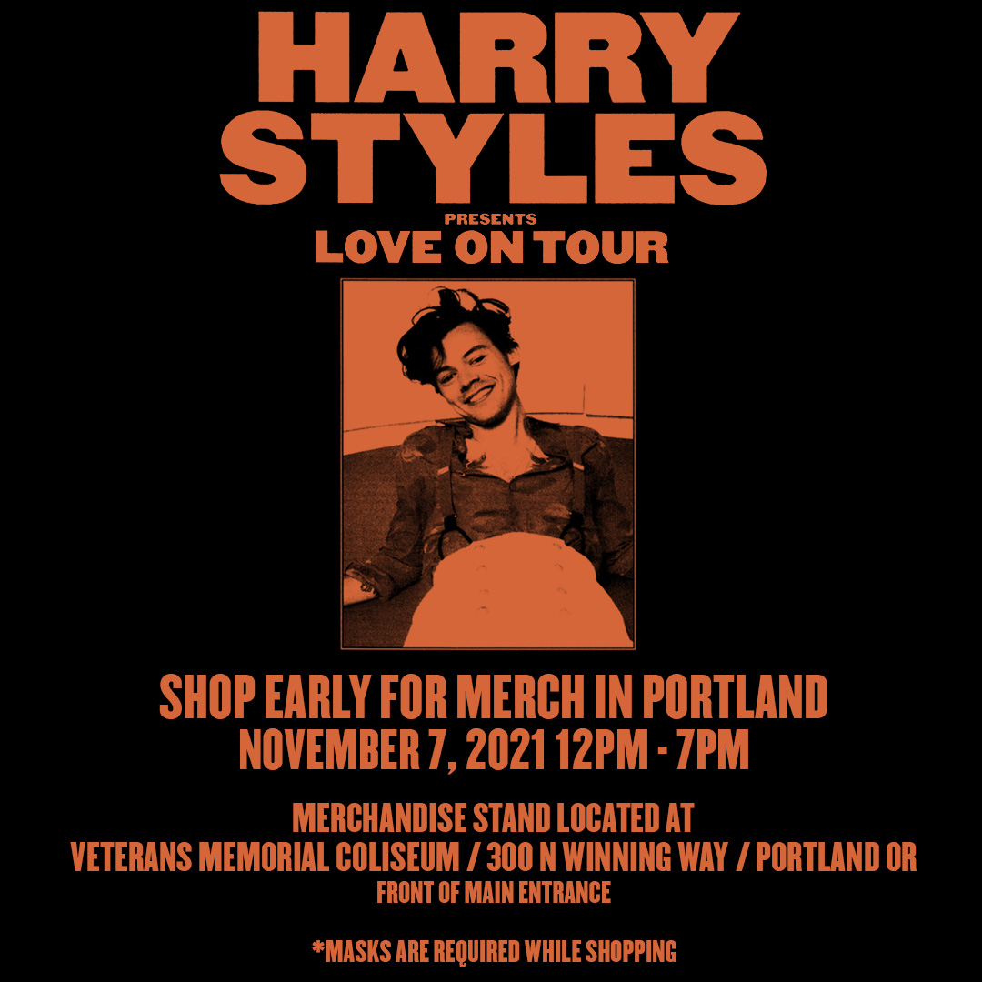 HSHQ's tweet photo. LOVE ON TOUR. SHOP MERCH EARLY.
Sunday, 11/7, at Veterans Memorial Coliseum.
Masks are required while shopping.

All guests age 12 and older will be required to provide proof of full COVID-19 vaccination. https://t.co/CxWvwWx5k7