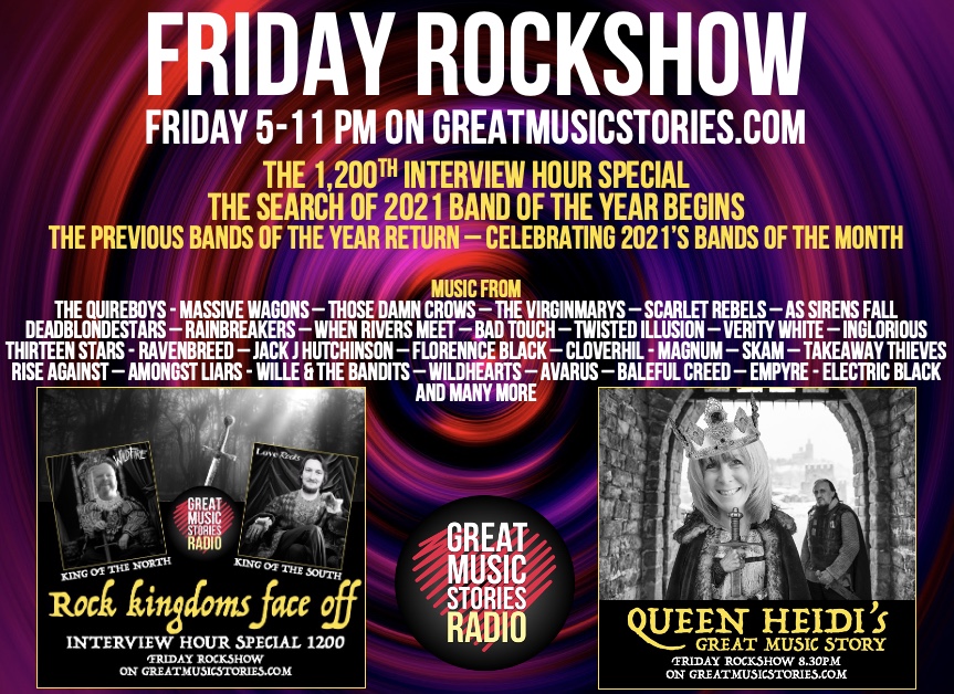 GuyB_rockshow's tweet photo. We're underway babies. Sizzling rock n roll on https://t.co/QwdpOSZDCT til 11. #Nowplaying #riseagainst #talkingtoourselves. On the way chats with @WildFireFestUK @loverocksfest @Heidikerr18 & tunes @DeadBlondeStars @ScarletRebels @MassiveWagons @cloverhill_rock @WhenRiversMeet https://t.co/VgQ3k7Ipzt
