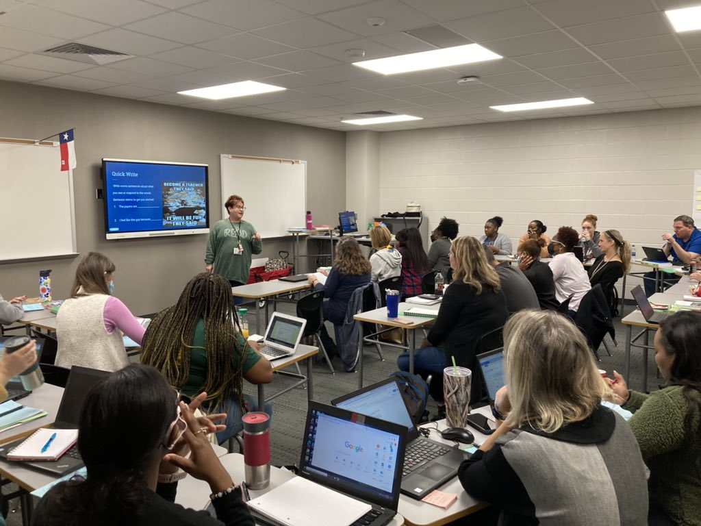 Lots of learning going on today at JHS by our Secondary Resource and Resource Alt teachers #katyisd