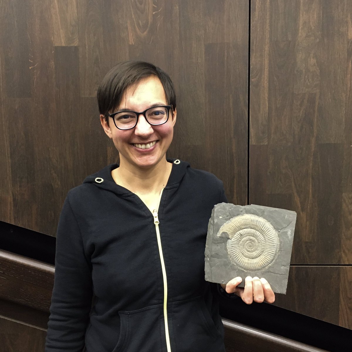 weather2climate's tweet photo. Today was our official welcome at the GUZ @uni_tue. After the #inauguration lecture on #reconstructing, #comparing and #constraining past and future climate #variability, we were warmly welcomed with an #ammonite fossil. Thank you GUZ! https://t.co/os9K04u8xo