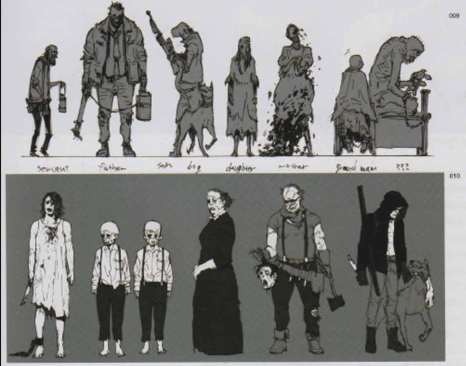 Resident Evil 7: Biohazard | Early family concept