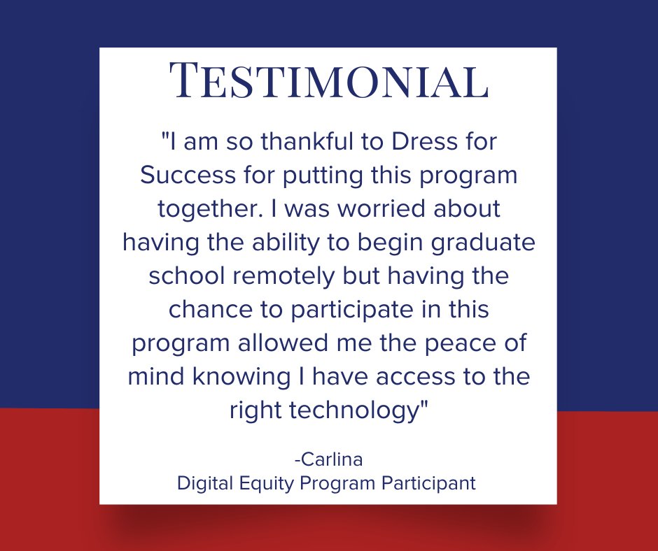 You can support our Digital Equity Program by joining our Digital Detox Challenge: classy.org/campaign/digit… 

#DigitalEquity #FeelGoodFriday #ClientTestimonial